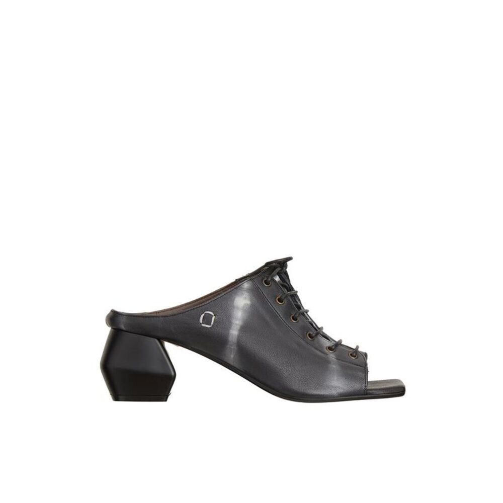 COLLECTION PRIVEE Women's Lace-Up Mules Women BLACK Ballerinas